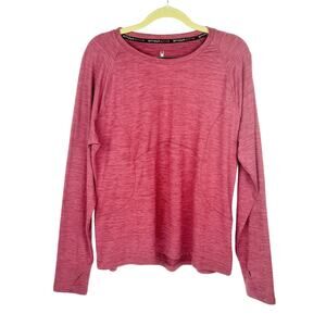 Spyder Active Mauve Purple Super Soft Curvy Long Sleeve Thumb Hole Top Sz XL